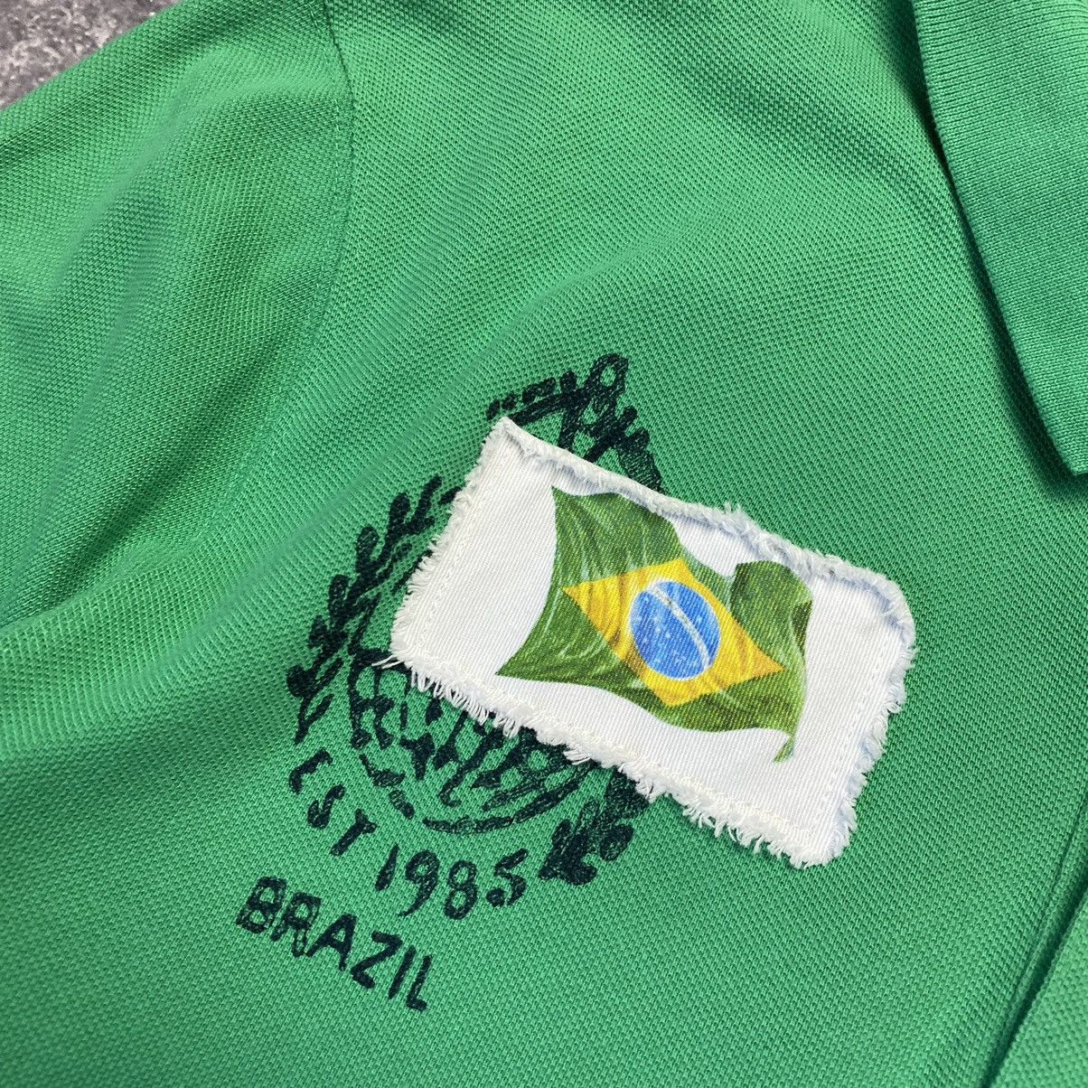 Tommy Hilfiger × Vintage Vintage Tommy Hilfiger Brazil Big Logo rare y2k polo Size US XXL / EU 58 / 5 - 4 Thumbnail