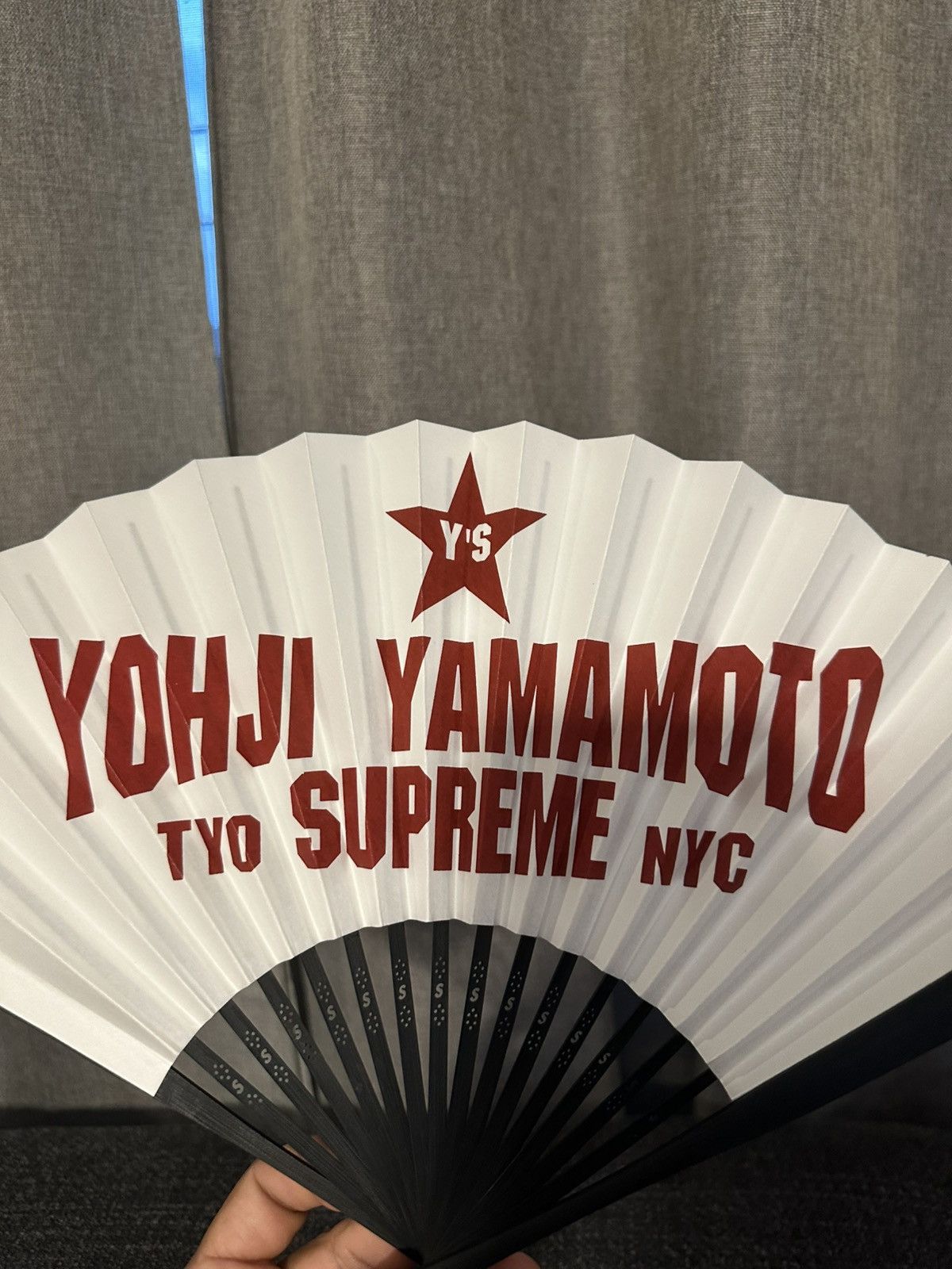 Supreme × Yohji Yamamoto Supreme x Yohji Yamamoto Hand Fan Size ONE SIZE - 4 Thumbnail