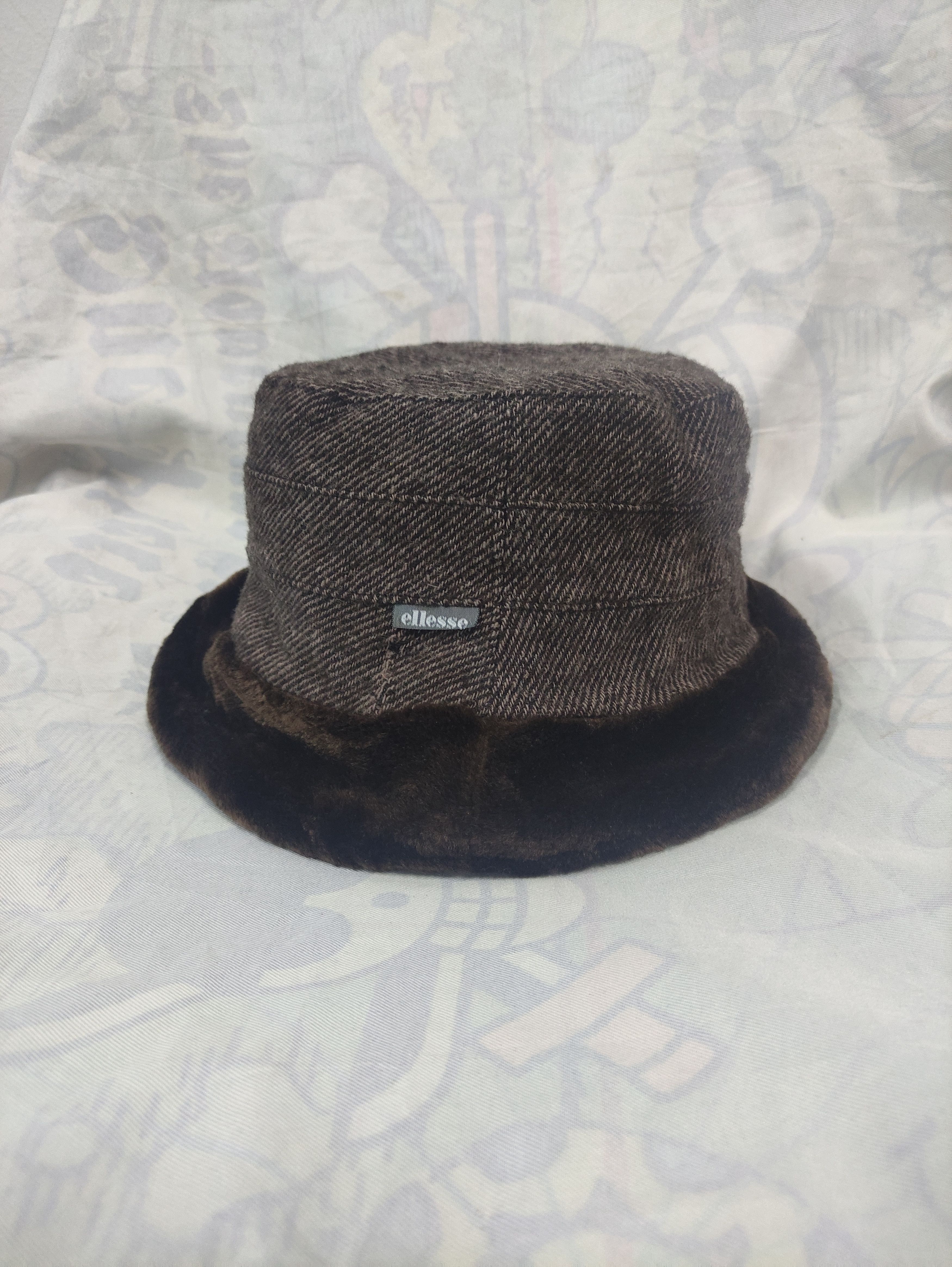 Ellesse × Vintage ELLESSE VINTAGE WOOL BUCKET HAT Size ONE SIZE - 1 Thumbnail