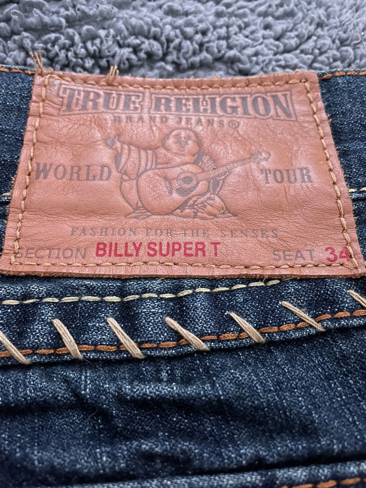 Japanese Brand × True Religion True Religion Vintage Desert Wash Green Denim Jeans Size US 32 / EU 48 - 3 Thumbnail