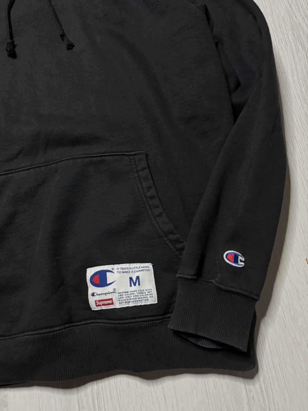 Champion × Supreme Supreme Champion embroidered hood logo hoodie sweatshirt Size US M / EU 48-50 / 2 - 3 Thumbnail