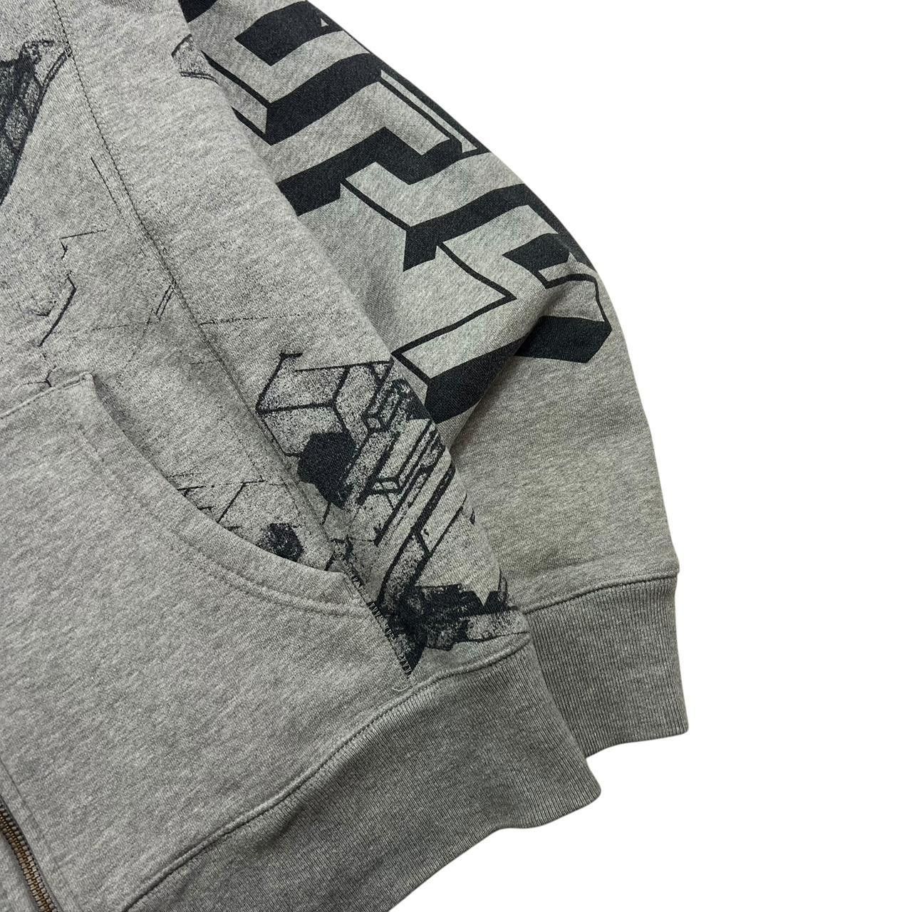 Stussy Vintage 2000s Stussy Delta Zip Up Geometric Hoodie - Medium Size US M / EU 48-50 / 2 - 4 Thumbnail