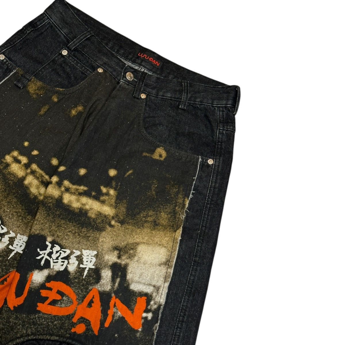 LUU DAN Knee patch baggy wide leg denim Size US 30 / EU 46 - 2 Thumbnail