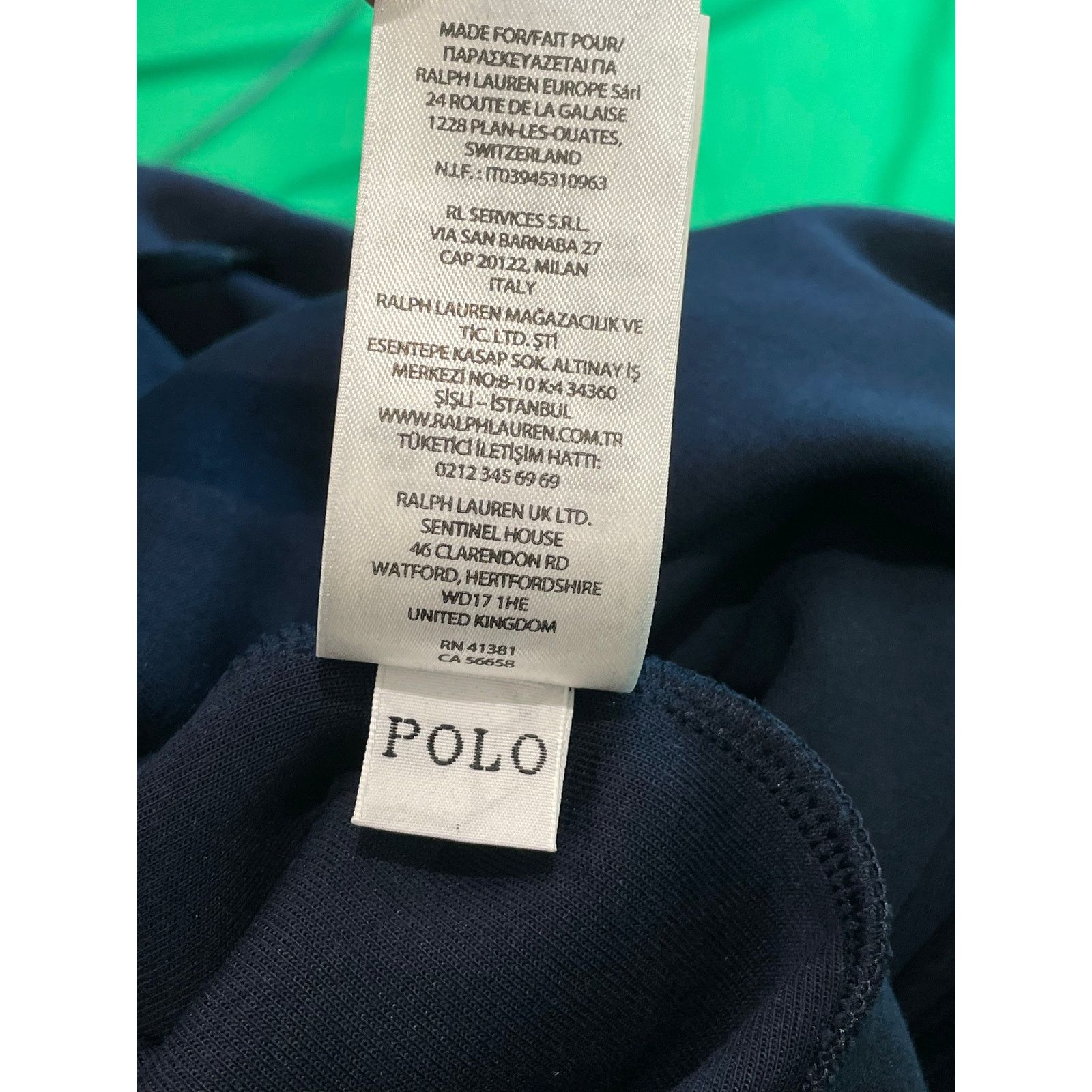 Polo Ralph Lauren Polo Navy & White Zip Up Hoodie Size US XXL / EU 58 / 5 - 11 Thumbnail
