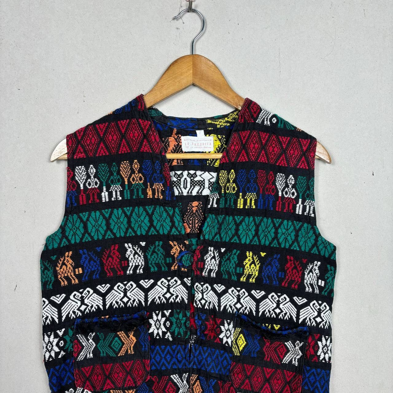 Other Vintage La Favorita Guatemalan Handwoven Cotton Vest M Size US M / EU 48-50 / 2 - 3 Thumbnail