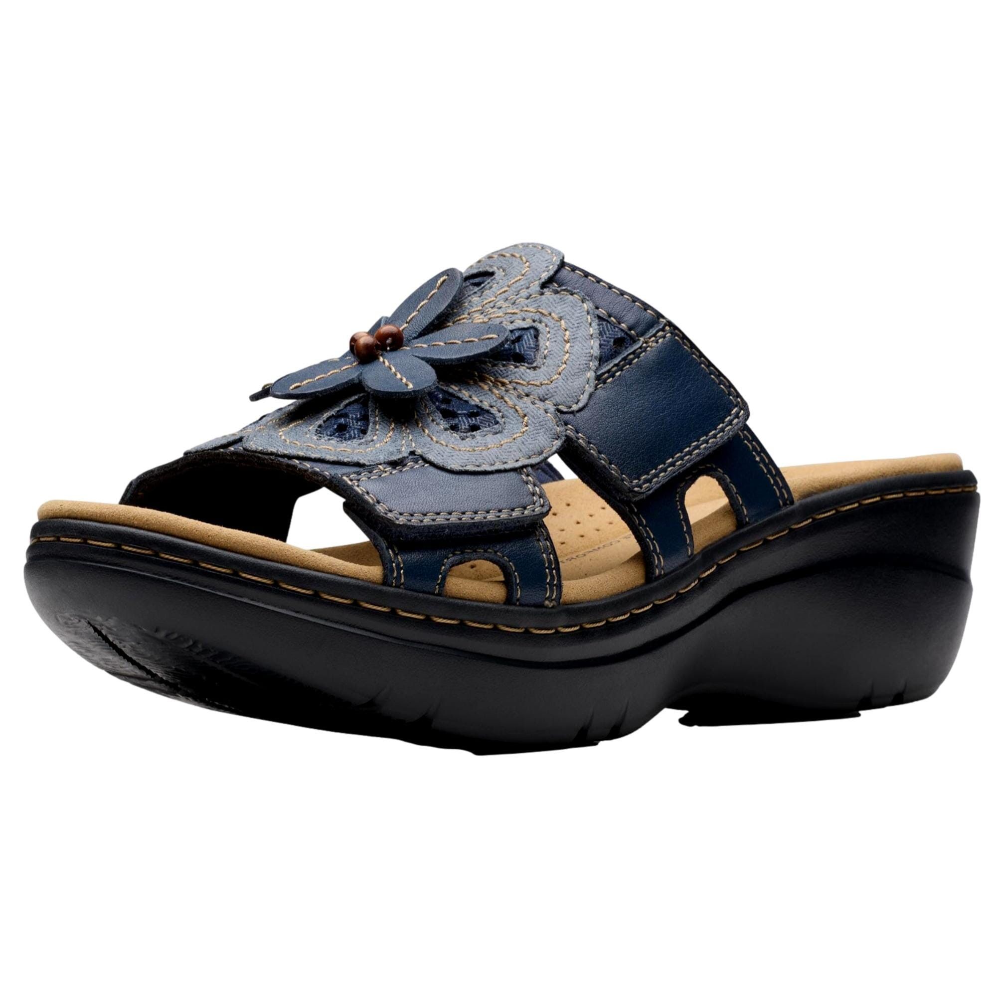 Clarks Merliah 2 Belle Navy Multi Leather 26181722 Size US 10 / IT 40 - 1 Thumbnail
