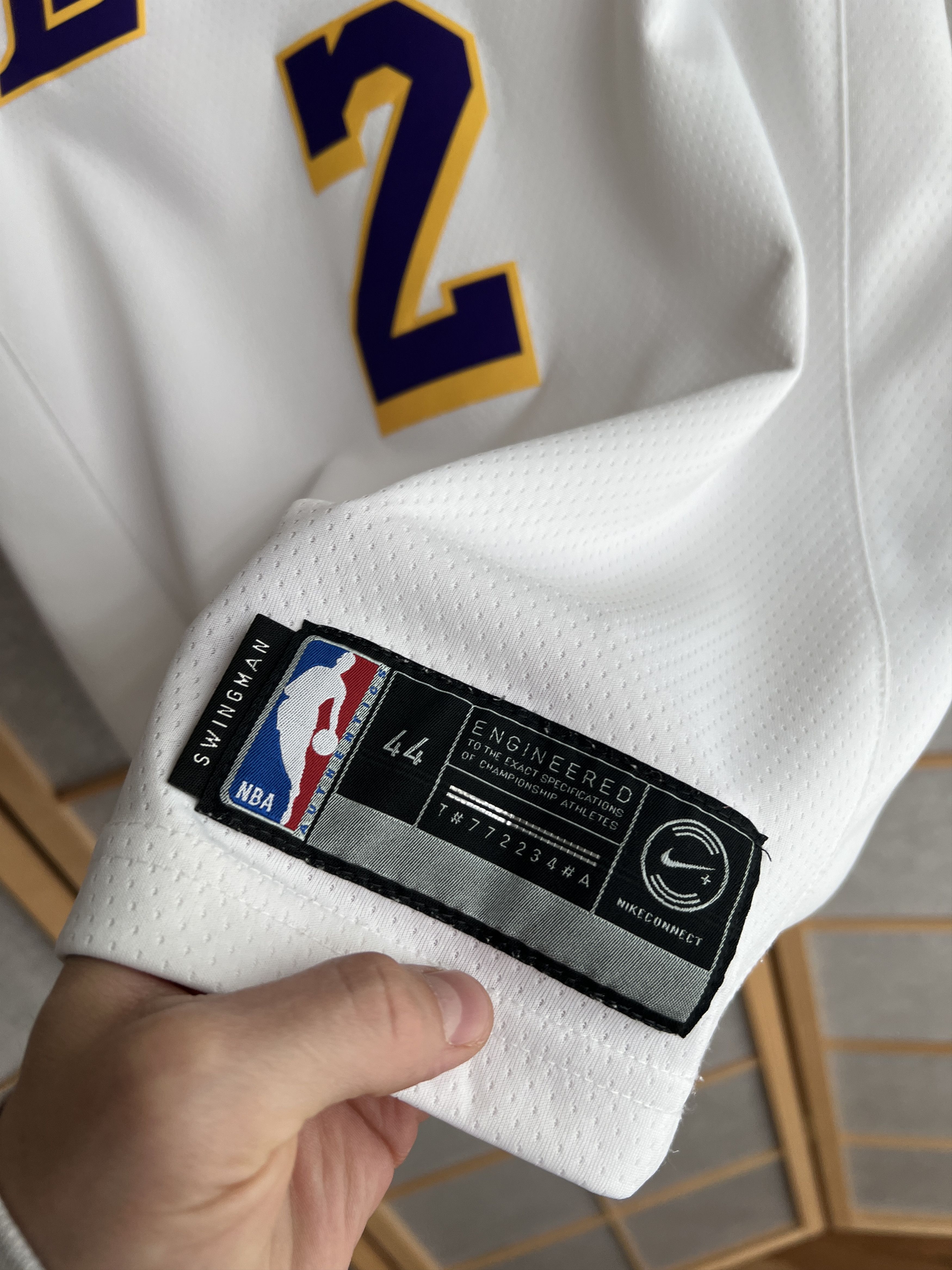 Nike RARE! Nike LA Lakers #2 Ball jersey NBA mesh basketball home Size US M / EU 48-50 / 2 - 12 Thumbnail