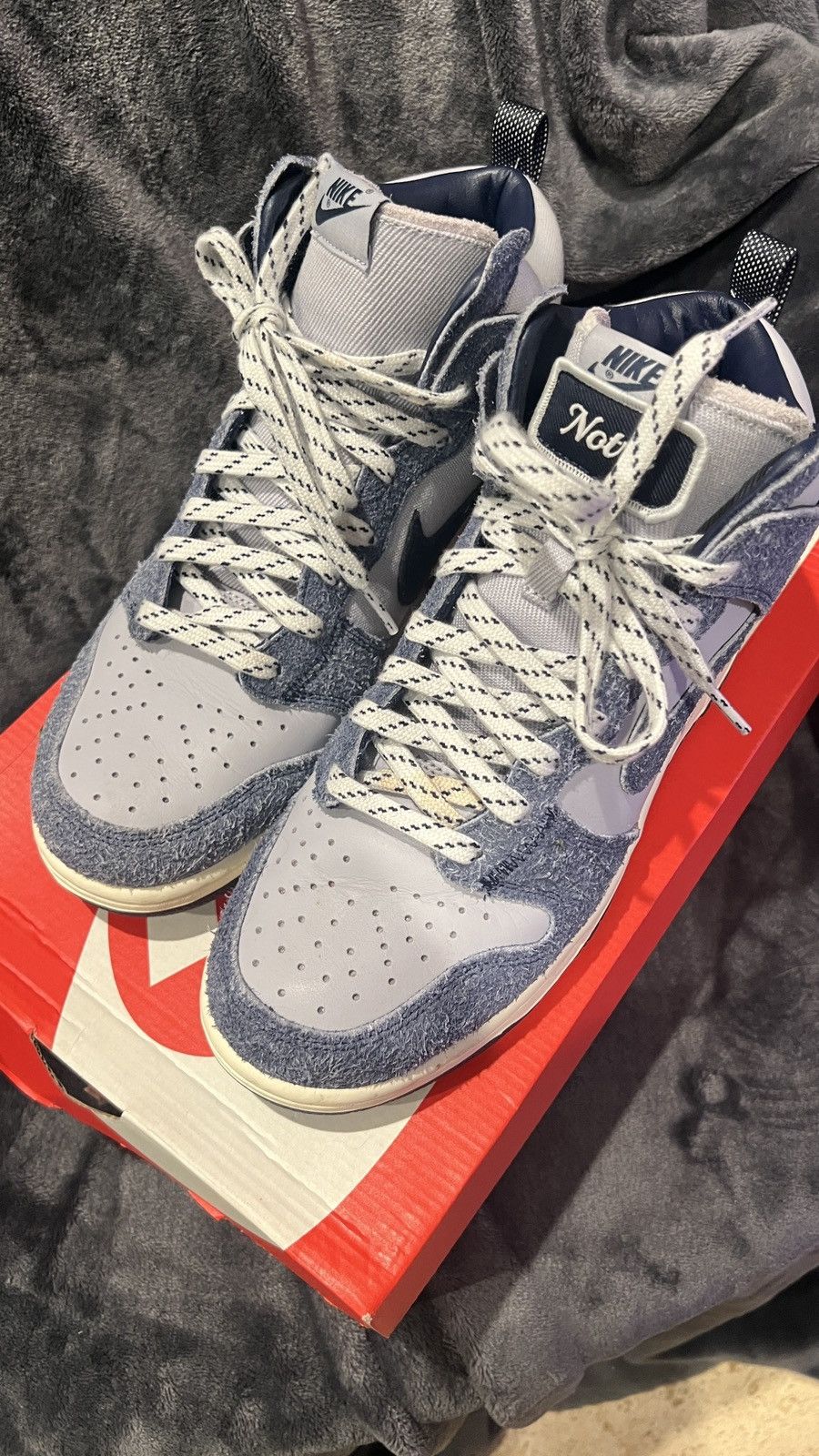Nike × Notre Notre x Nike Dunk High “Midnight Navy” Size US 8.5 / EU 41-42 - 2 Thumbnail