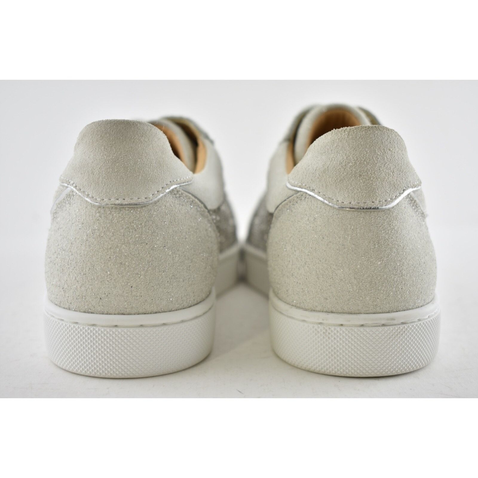 Christian Louboutin Vieira Strass Flat Lune Grey Crystal Low Top Sneaker 36.5 Size US 6.5 / IT 36.5 - 11 Thumbnail