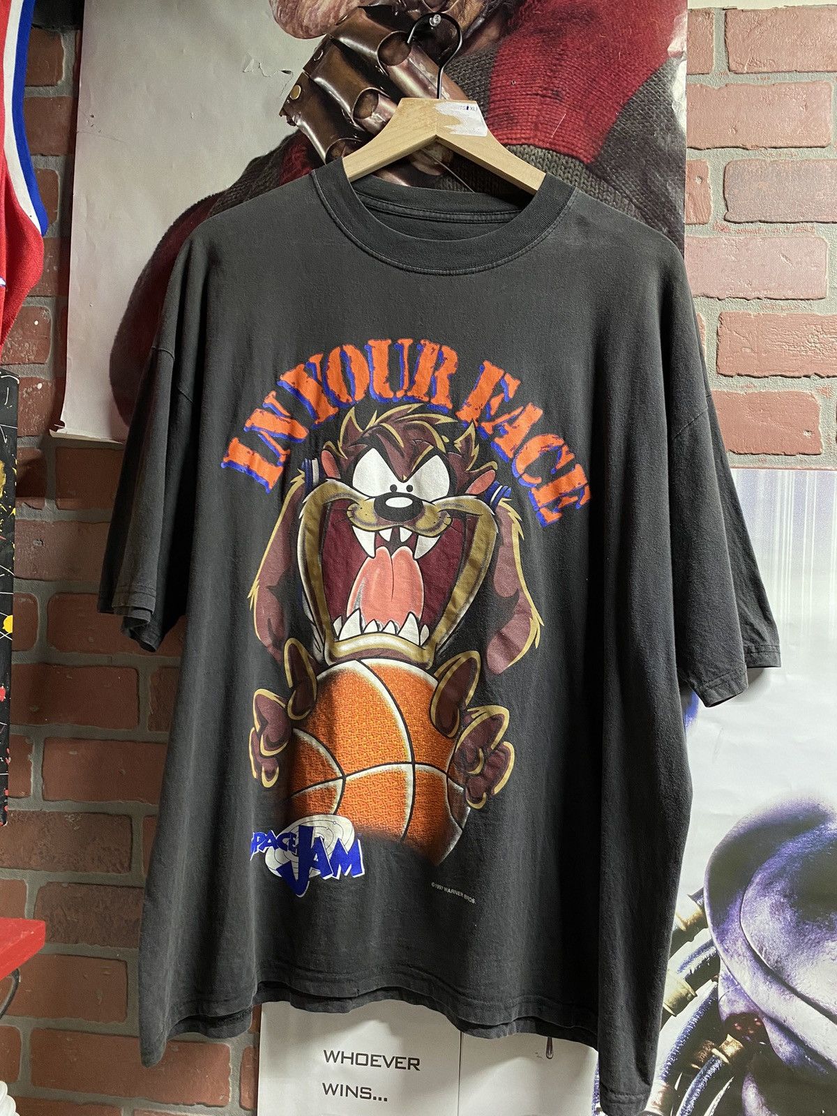 Vintage 90’s Looney Tunes Space Jam Movie Tee Shirt Large