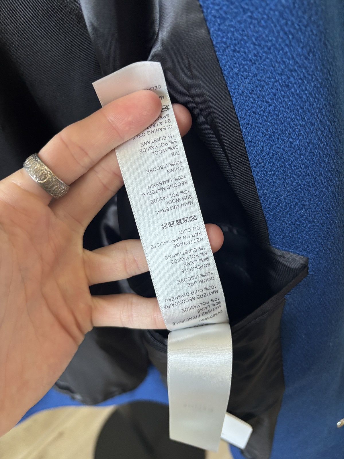 Celine CELINE | $3250 | VARSITY LEATHER COLLEGE TEDDY JACKET Size US M / EU 48-50 / 2 - 17 Thumbnail