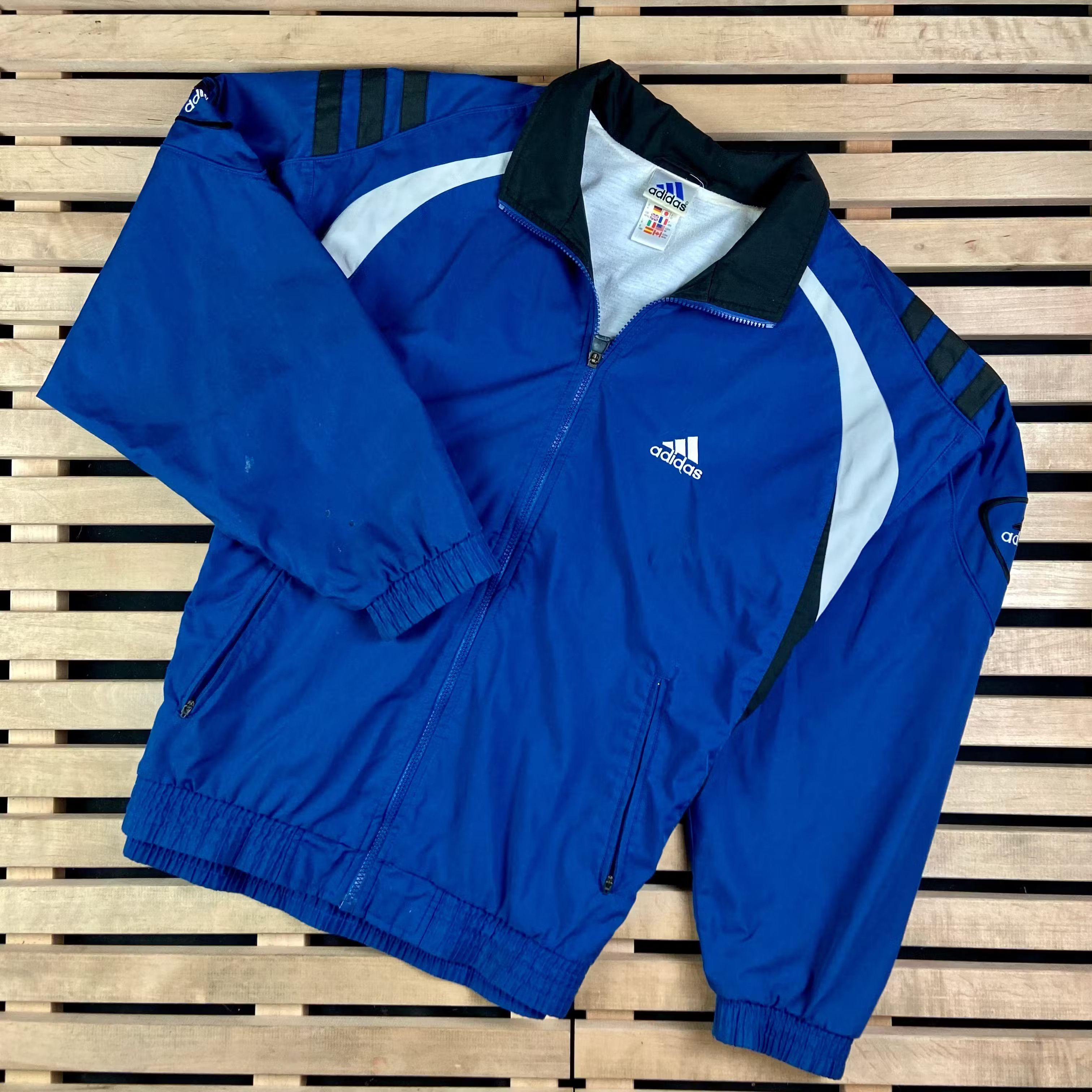 Adidas × Vintage Mens Bomber Jacket Adidas Vintage Size M Size US M / EU 48-50 / 2 - 1 Thumbnail