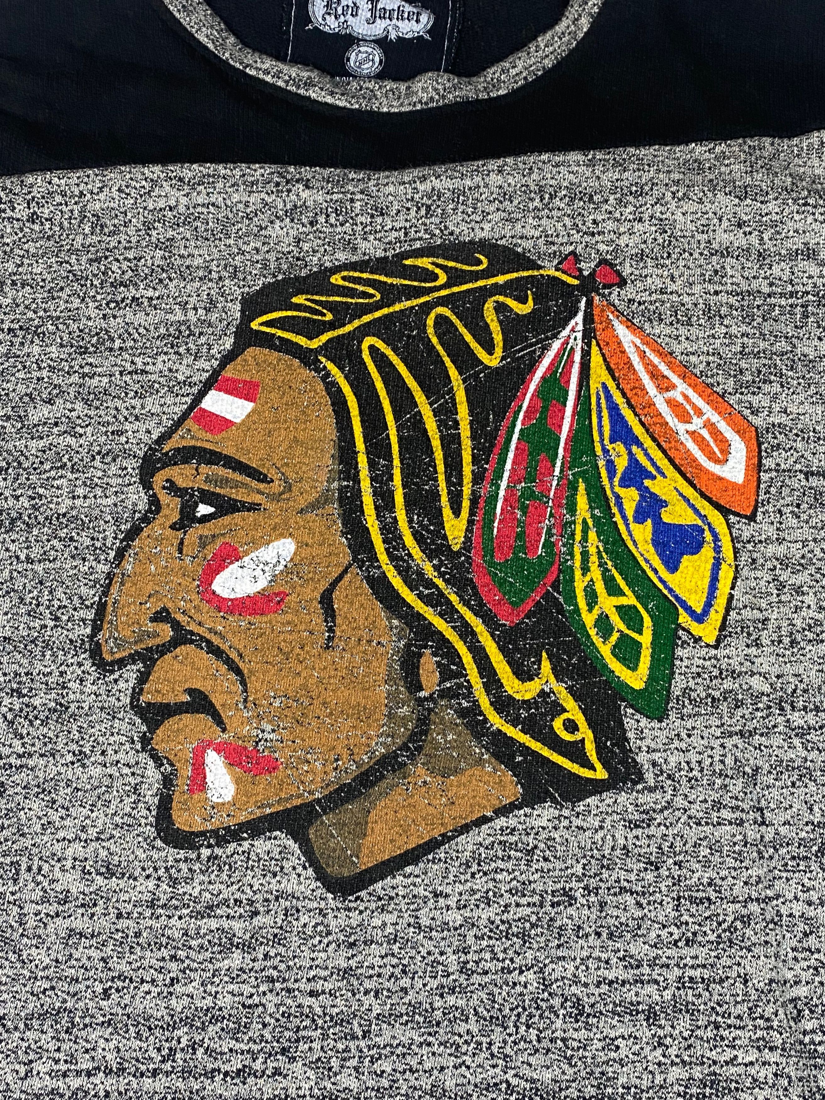 NHL NHL X RED JACKET Chicago Blackhawks SweatShirt Big Logo M577 Size US M / EU 48-50 / 2 - 4 Thumbnail