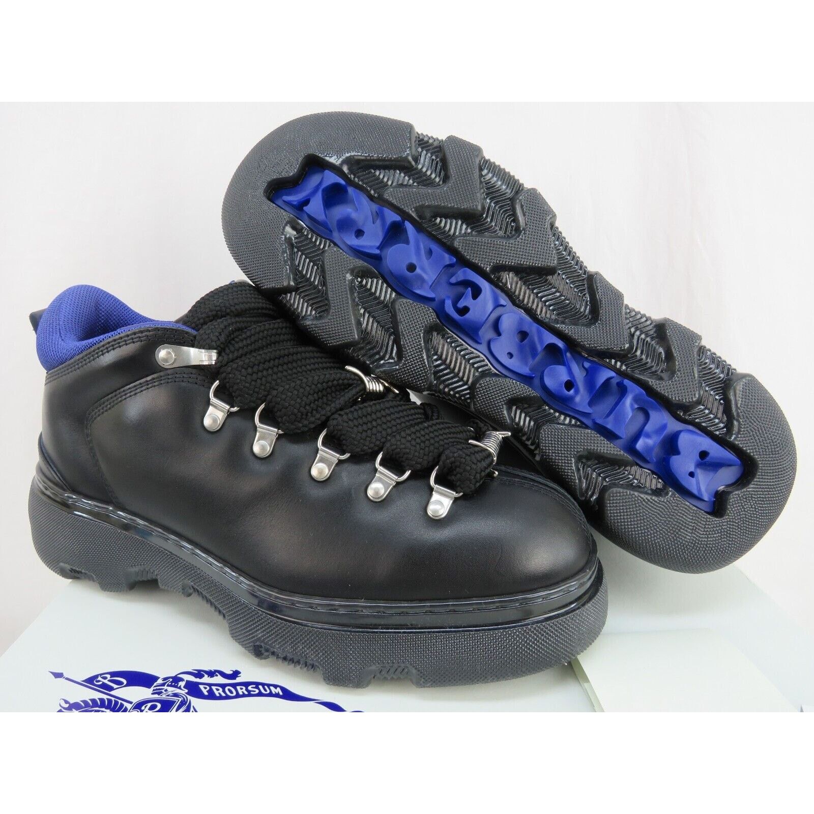 Burberry BURBERRY TREK BLACK LEATHER LACE HIKING BOOTS US 13 46 ITL Size US 13 / EU 46 - 13 Thumbnail