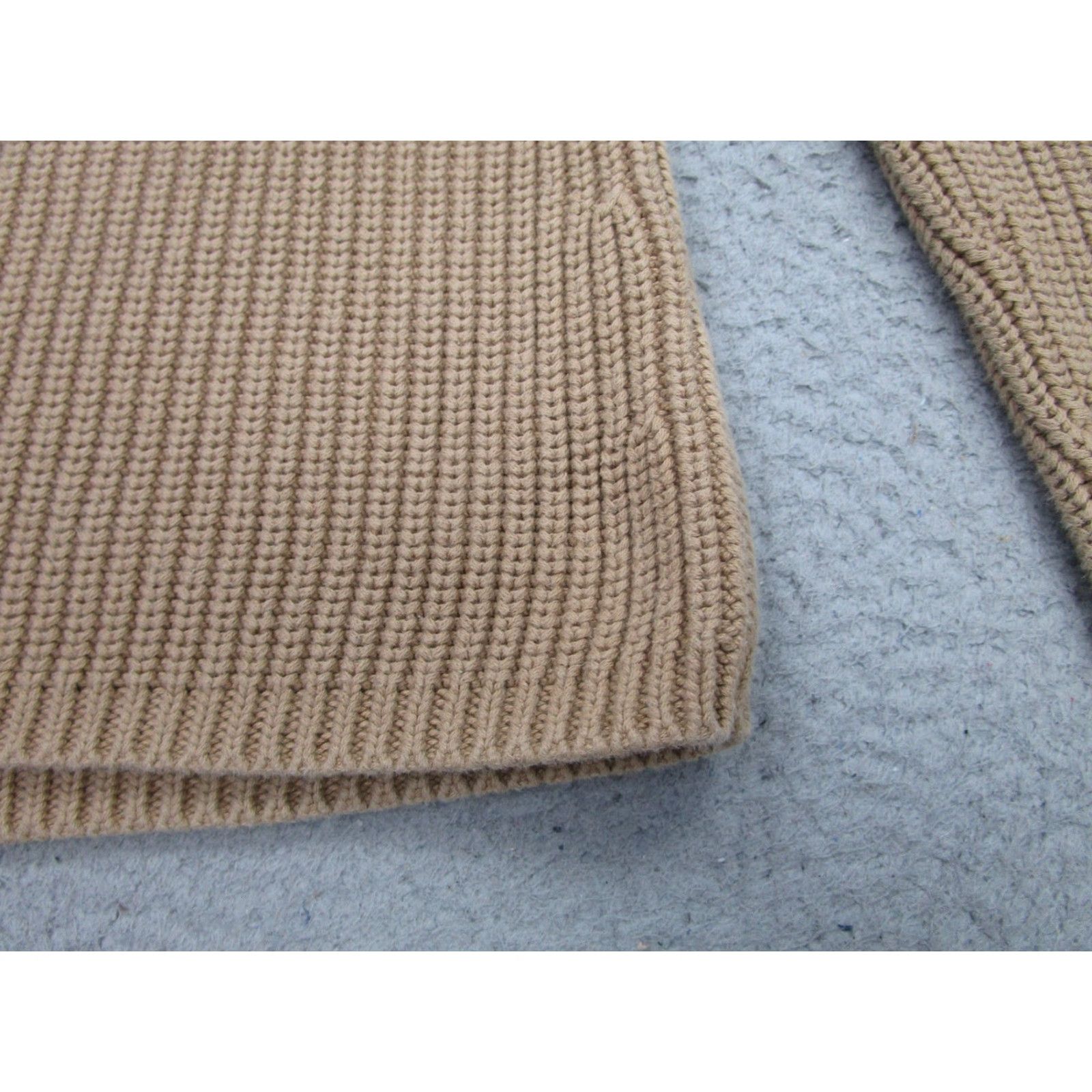 Quince Quince Sweater Womens XS Beige Organic Cotton fisherman Knit Pullover Crewneck Size XS / US 0-2 / IT 36-38 - 4 Thumbnail