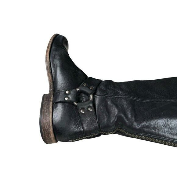 Frye Frye #76850 Phillip Harness Womens Black Knee High Leather R Size US 6.5 / IT 36.5 - 8 Thumbnail