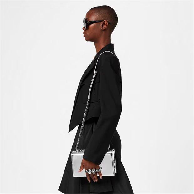 Alexander McQueen o1g2r1mq0824 Jackets in Black Size M / US 6-8 / IT 42-44 - 4 Thumbnail