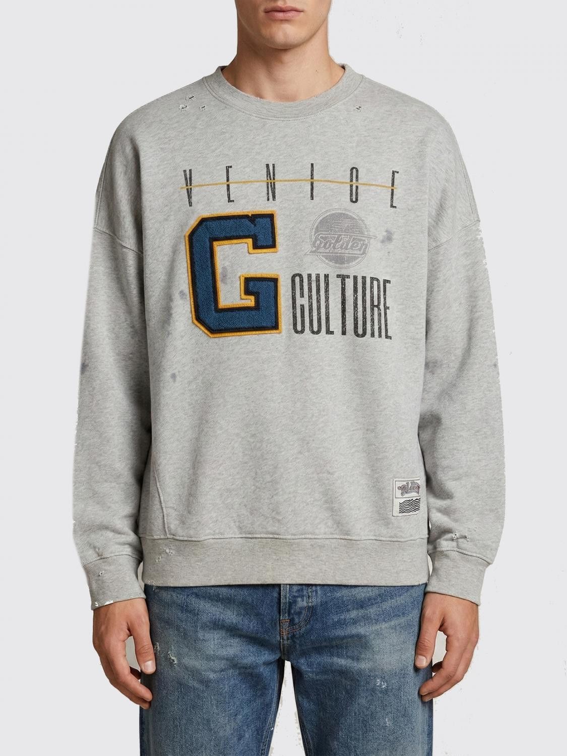 Golden Goose Golden Goose Sweatshirt Men Grey Size US M / EU 48-50 / 2 - 1 Thumbnail