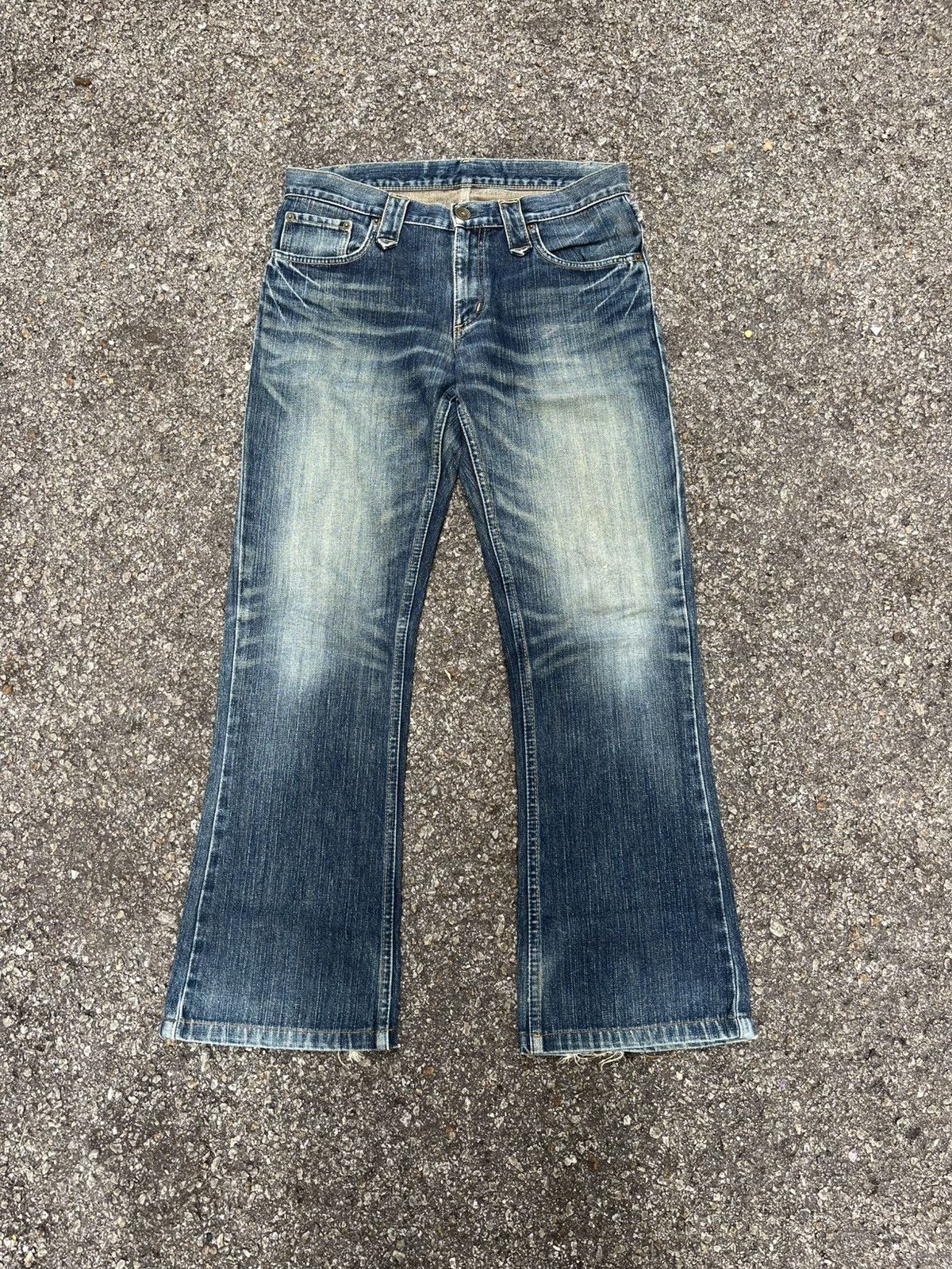 Wrangler Flare Jeans Wrangler Rusty Faded Boot Cut Low Rise Denim Size US 30 / EU 46 - 3 Thumbnail