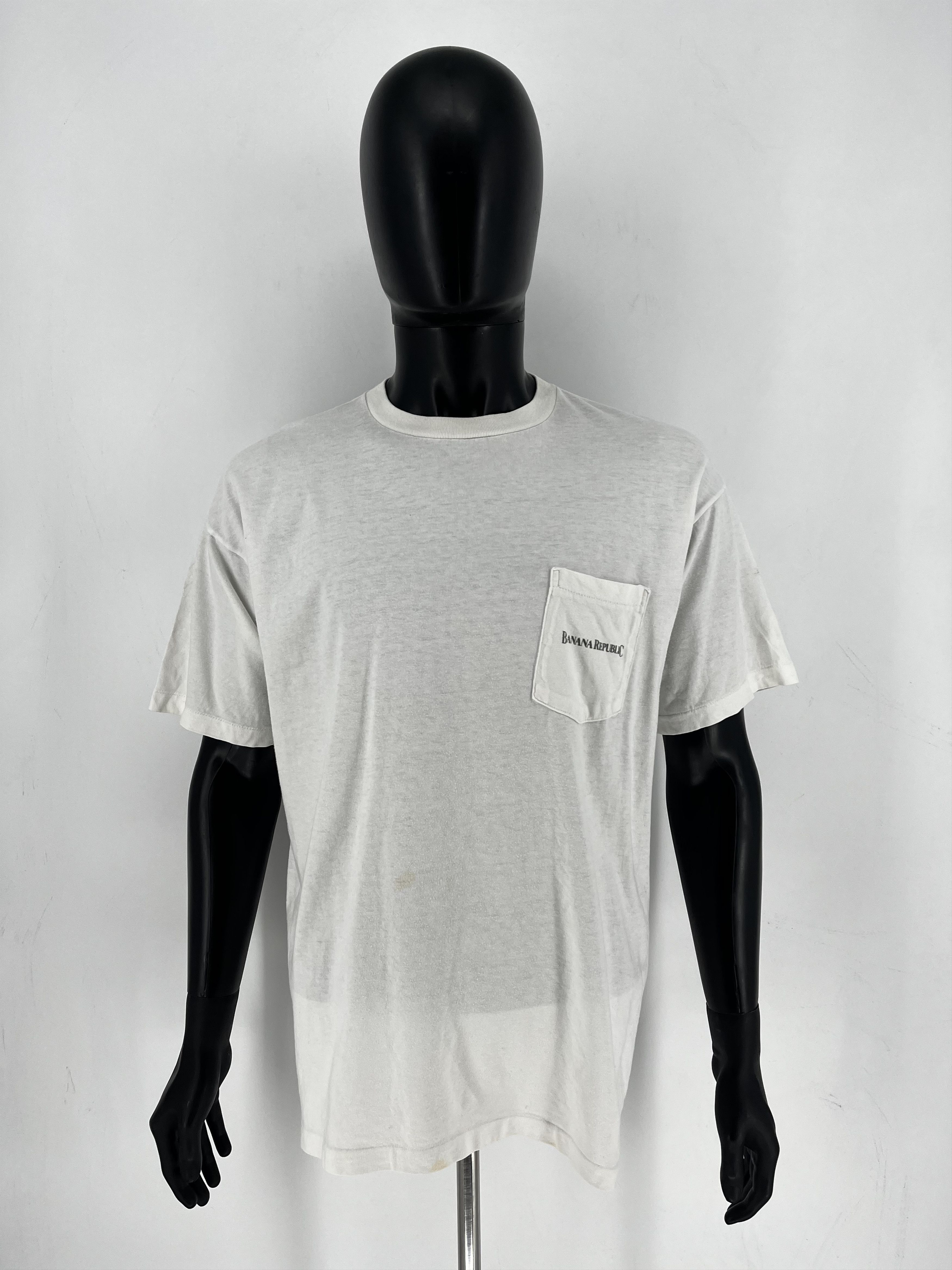 Banana Republic Vintage 1990s Banana Republic Safari Travel Graphic T-shirt Size US XL / EU 56 / 4 - 2 Thumbnail