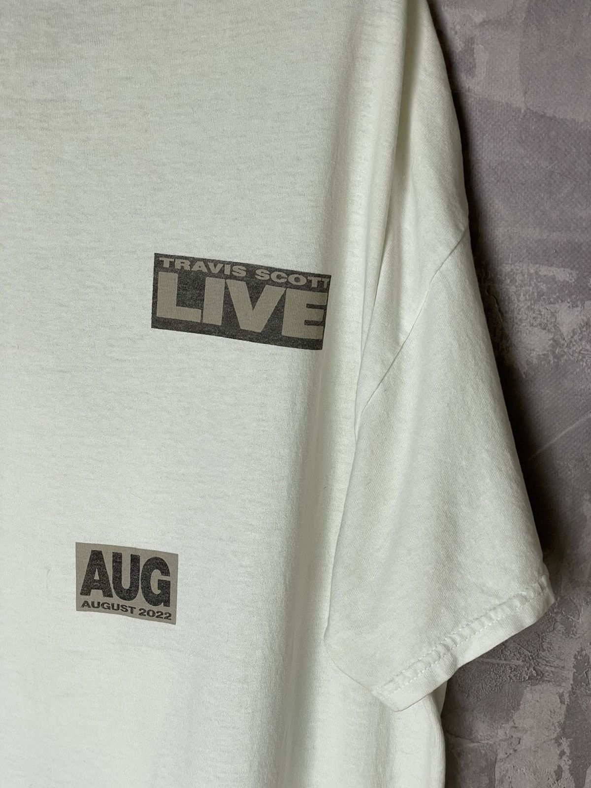 Rap Tees × Travis Scott Travis Scott - London O2 Arena 2022 Show, T Shirt Size US L / EU 52-54 / 3 - 15 Thumbnail
