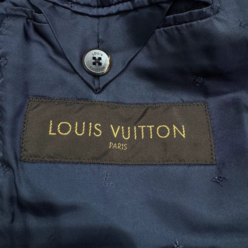 Louis Vuitton Louis Vuitton Navy blue suit 2501-Nextarrow Size 52R - 7 Thumbnail
