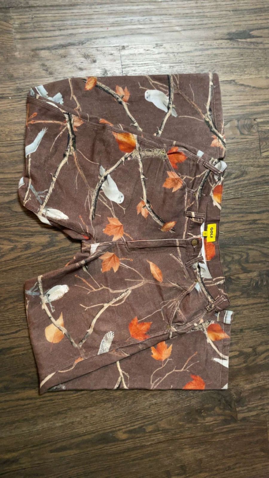 Golf Wang × Tyler The Creator Golf Wang A/W 2021 Owl Brushed Work Pants Size US 32 / EU 48 - 5 Thumbnail