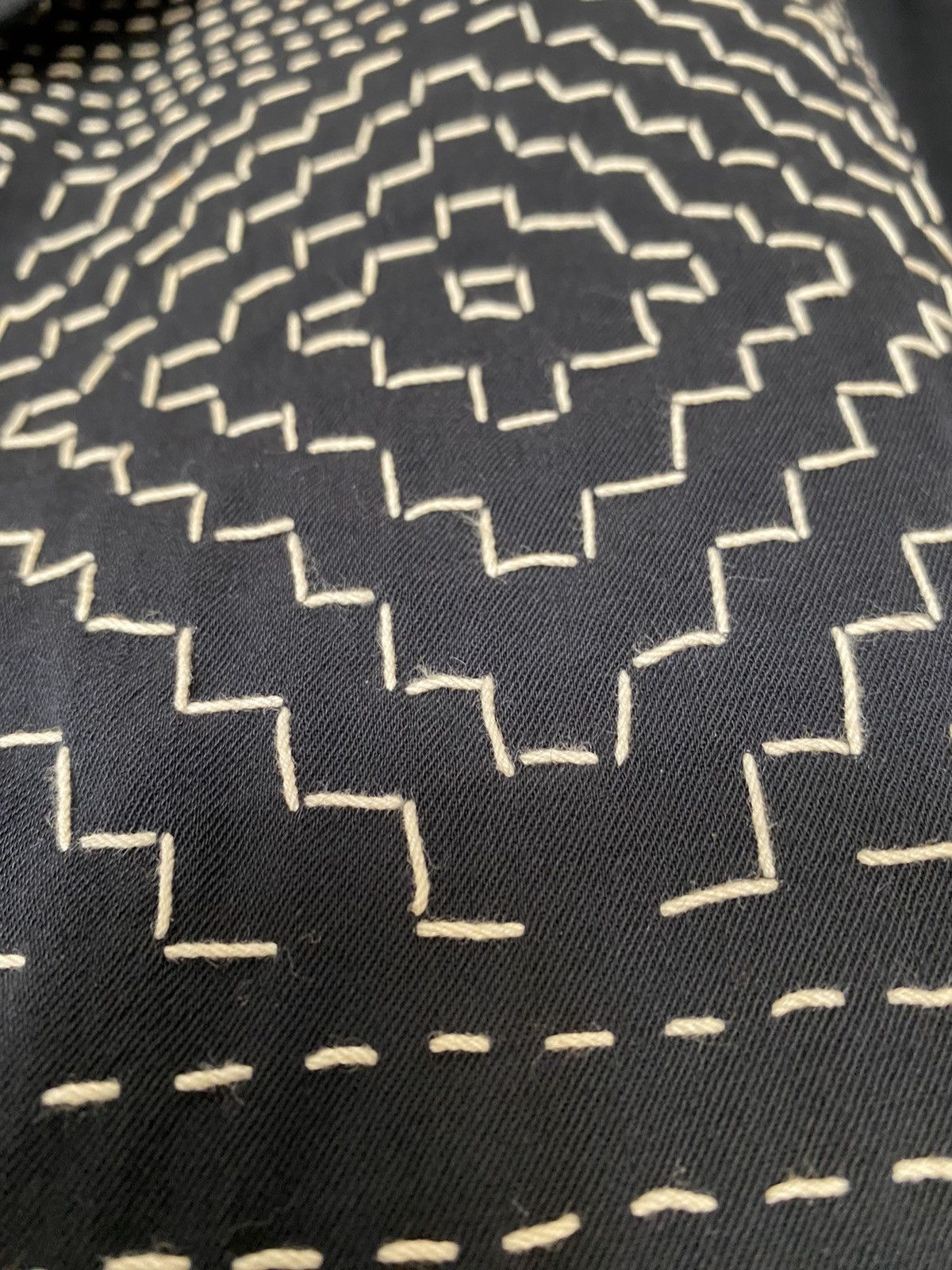 Yohji Yamamoto SS1995 Yohji Yamamoto POUR HOMME sashiko Robin Williams Size US L / EU 52-54 / 3 - 13 Thumbnail