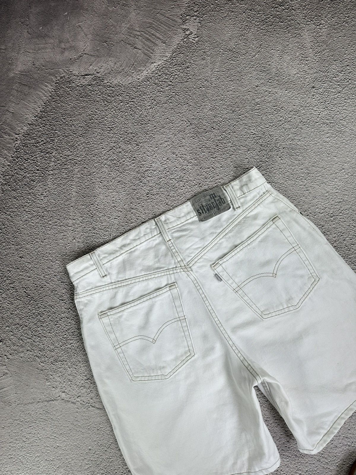 Jean × Levi's × Vintage Vintage Levi’s Silver Tab Lean Baggy Short 90s USA Y2K Size US 33 - 7 Thumbnail
