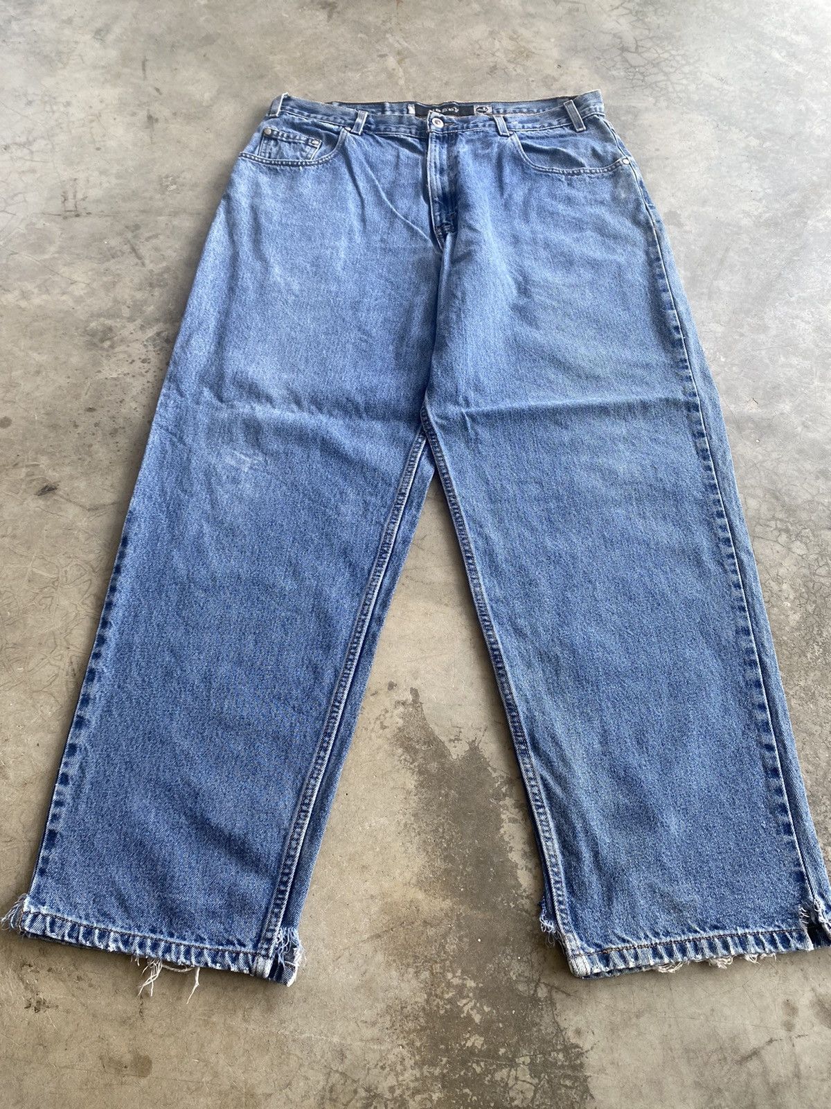 Levi's × Vintage Silver Tab Baggy Jeans Levis Vintage Denim Size US 38 / EU 54 - 5 Thumbnail