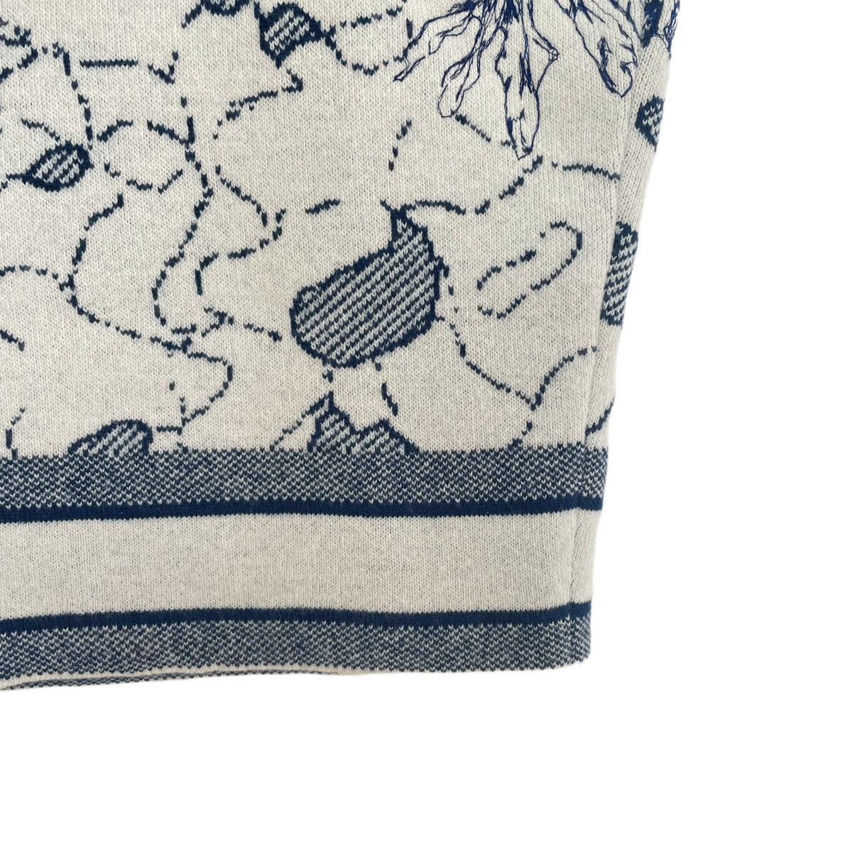 Dior Dior Map & Star Embroidery Blend Pullover Knit Sweater K26WX Size XXS / US 00 / IT 34 - 3 Thumbnail