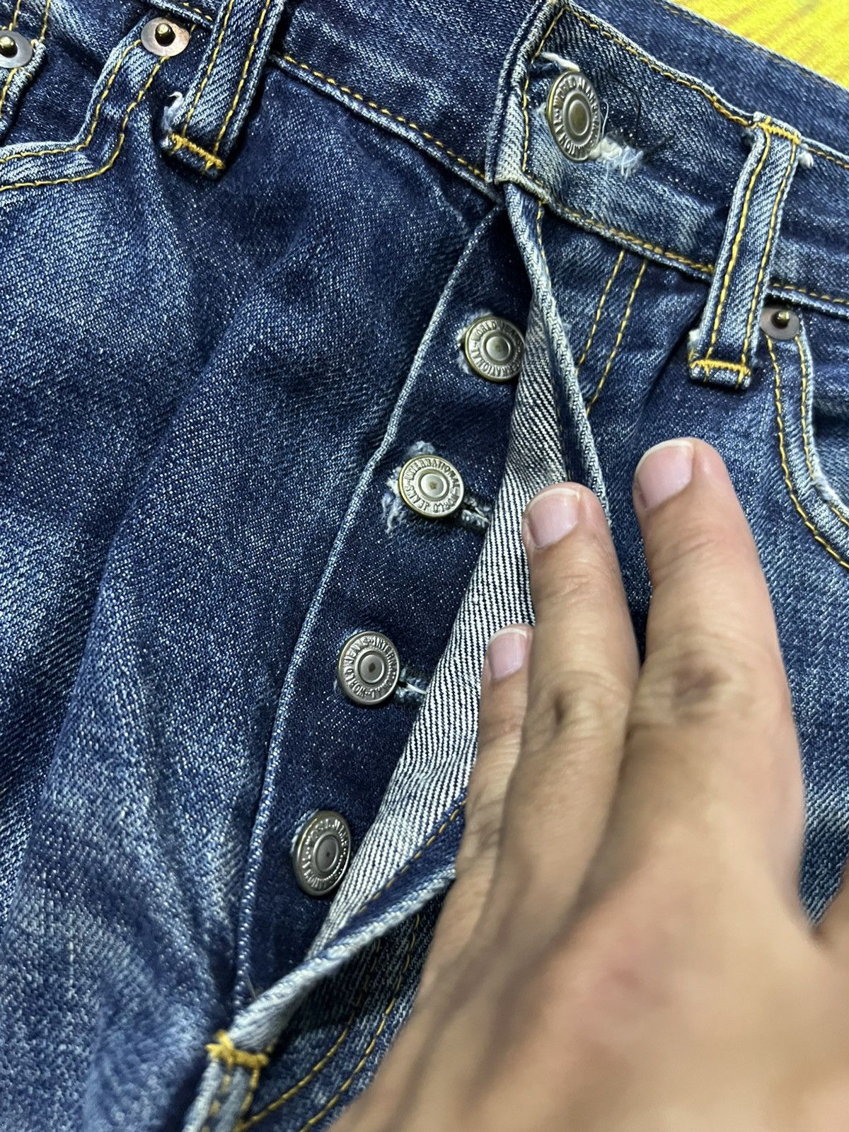 Vintage 80’s Takeo Kikuchi Japanese Brand Clawmark Nice Faded Jean Size US 29 - 11 Thumbnail