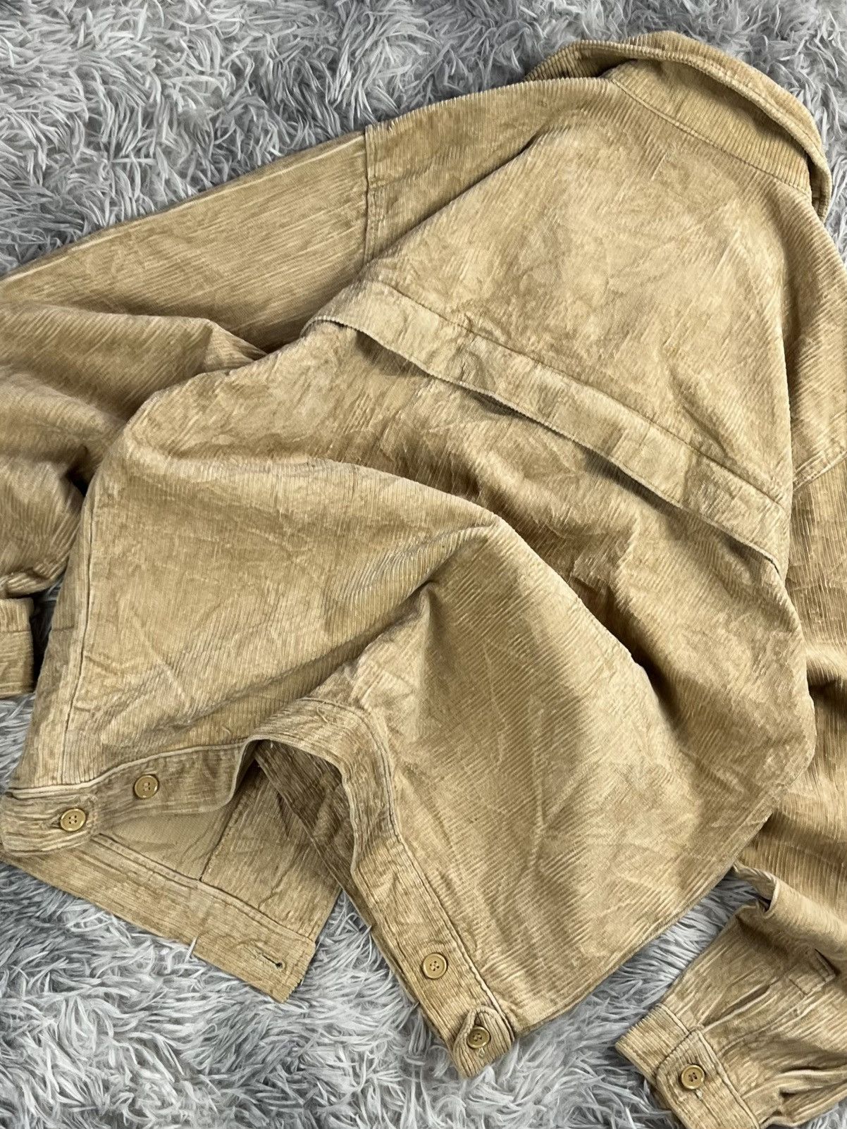 Japanese Brand good morning half corduroy jacket Size US M / EU 48-50 / 2 - 12 Thumbnail