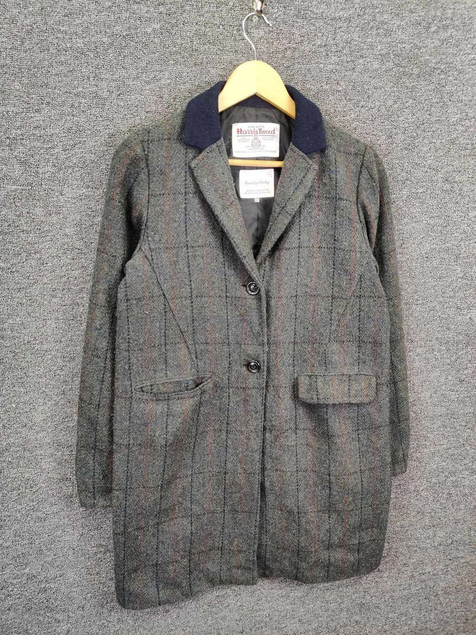 Harris Tweed Harris Tweed x Sevendays Sundays Plaid Wool Long Coat Size US L / EU 52-54 / 3 - 4 Thumbnail