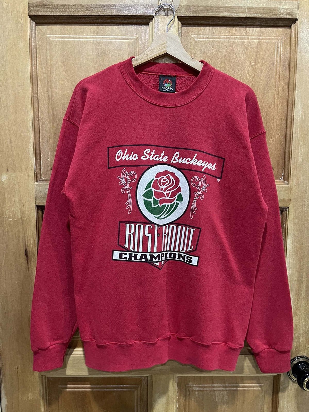 Vintage Vintage🔥 Ohio State Bukeyes Rose Bowl Champion Sweatshirt Size US L / EU 52-54 / 3 - 1 Thumbnail