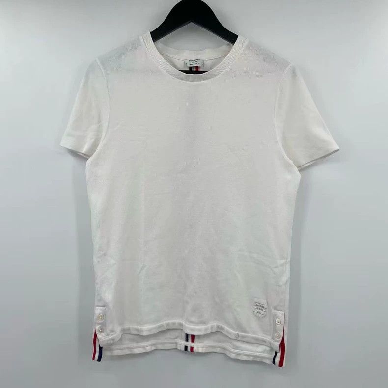 Thom Browne Thom Browne Short Sleeve Waffle Knit Shirt-dmc Size US S / EU 44-46 / 1 - 1 Thumbnail
