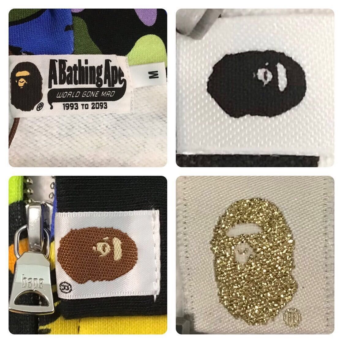 Bape BAPE Multi camo shark full zip hoodie a bathing ape Size US M / EU 48-50 / 2 - 7 Thumbnail