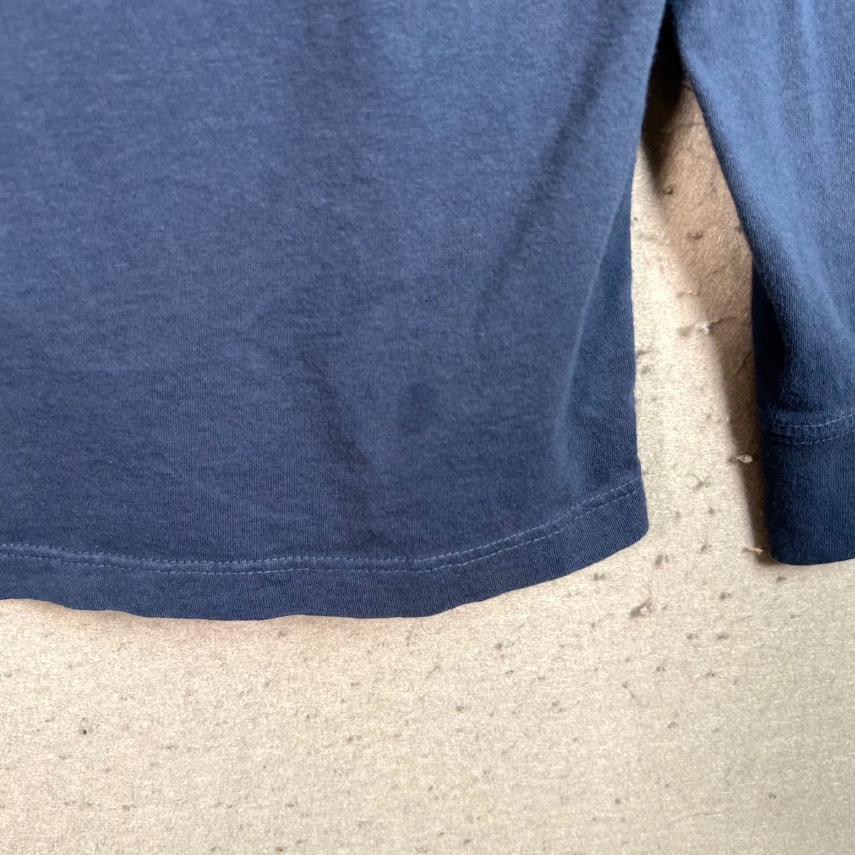 Richer Poorer Richer Poorer Mens T-Shirt Shirt Long Sleeve Blue Pocket T Shirt Adult Medium Blue Mens Size US M / EU 48-50 / 2 - 7 Thumbnail