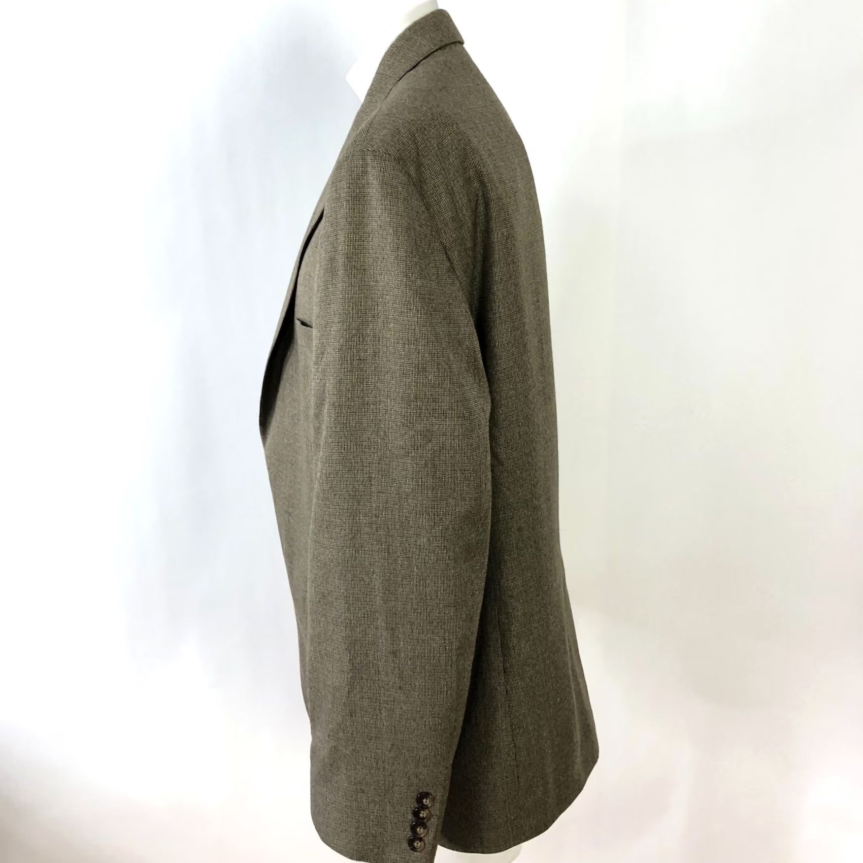 Chaps Chaps Sport Coat Jacket One Piece Mens Regular 46R Brown Nail Pattern Geometric Designer Wedding Sports Mint Pattern Brown Blue MINT Size US S / EU 44-46 / 1 - 2 Thumbnail