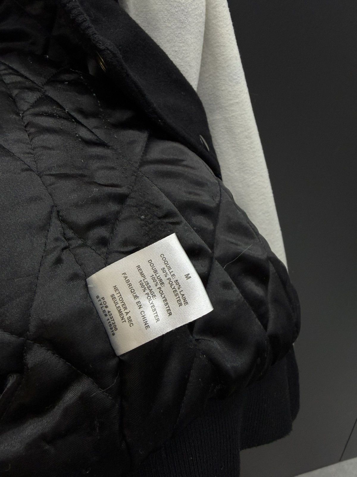 Stussy Stussy Varsity Wool Jacket Big Logo Black Size M Size US M / EU 48-50 / 2 - 13 Thumbnail