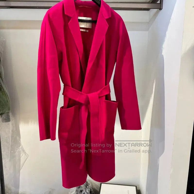 Max Mara MaxMara Pink Wool Ladies Coat . Size M / US 6-8 / IT 42-44 - 1 Thumbnail