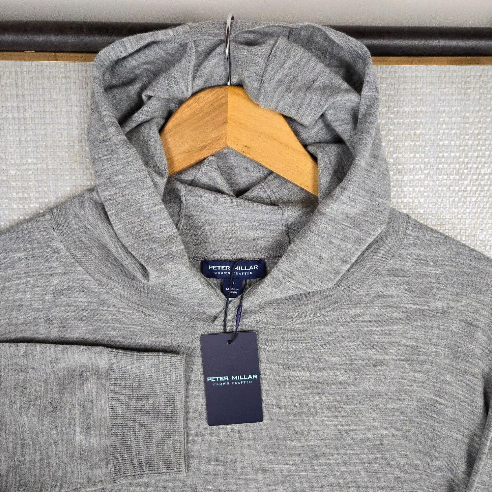Peter Millar Peter Millar Excursionist Merino Wool Hooded Sweater XL Mens Gray Size US XL / EU 56 / 4 - 3 Thumbnail