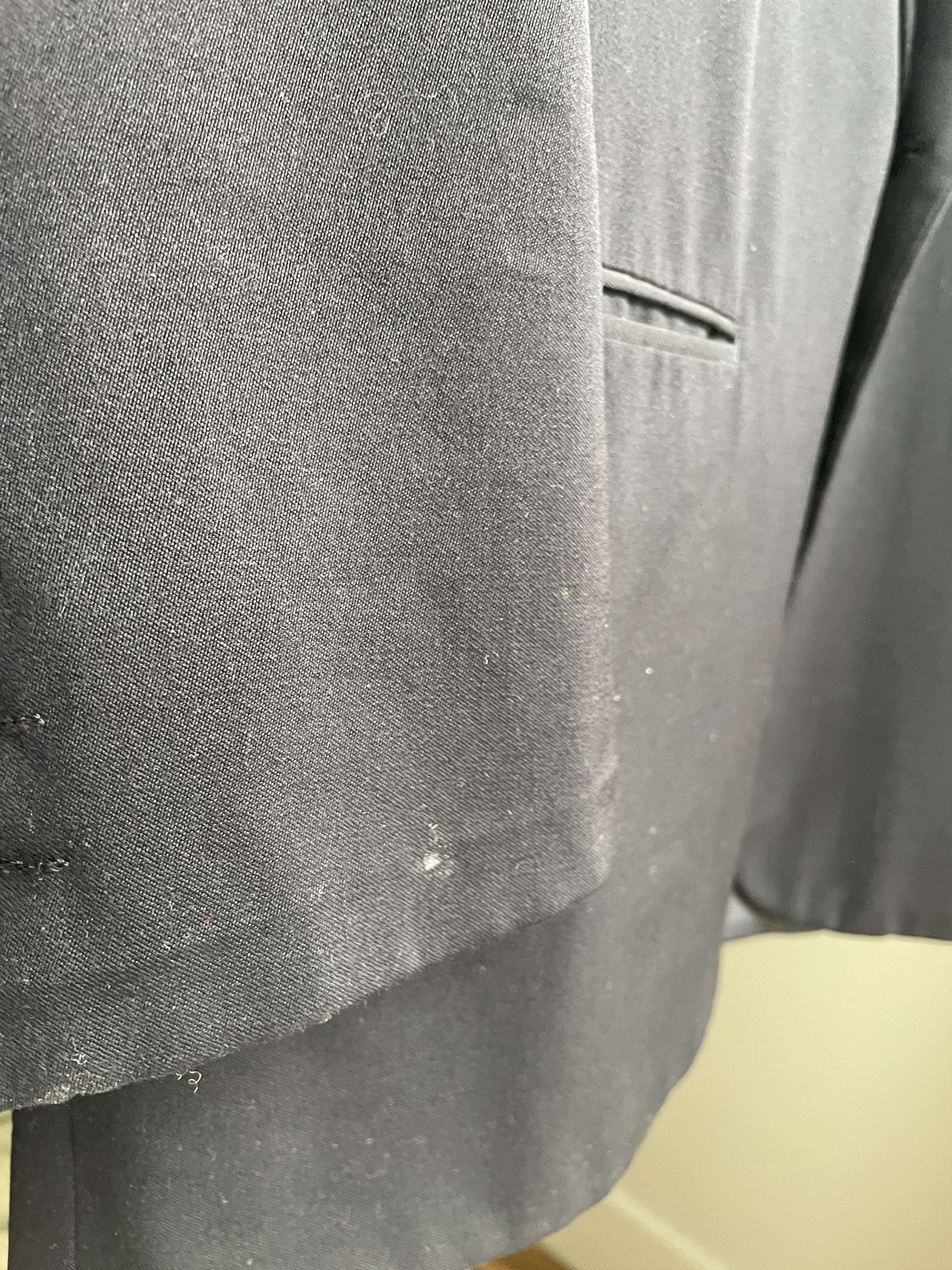 Comme des Garcons Comme des Garçons HOMME Single Button Blazer — Dark Navy Size 36S - 10 Thumbnail