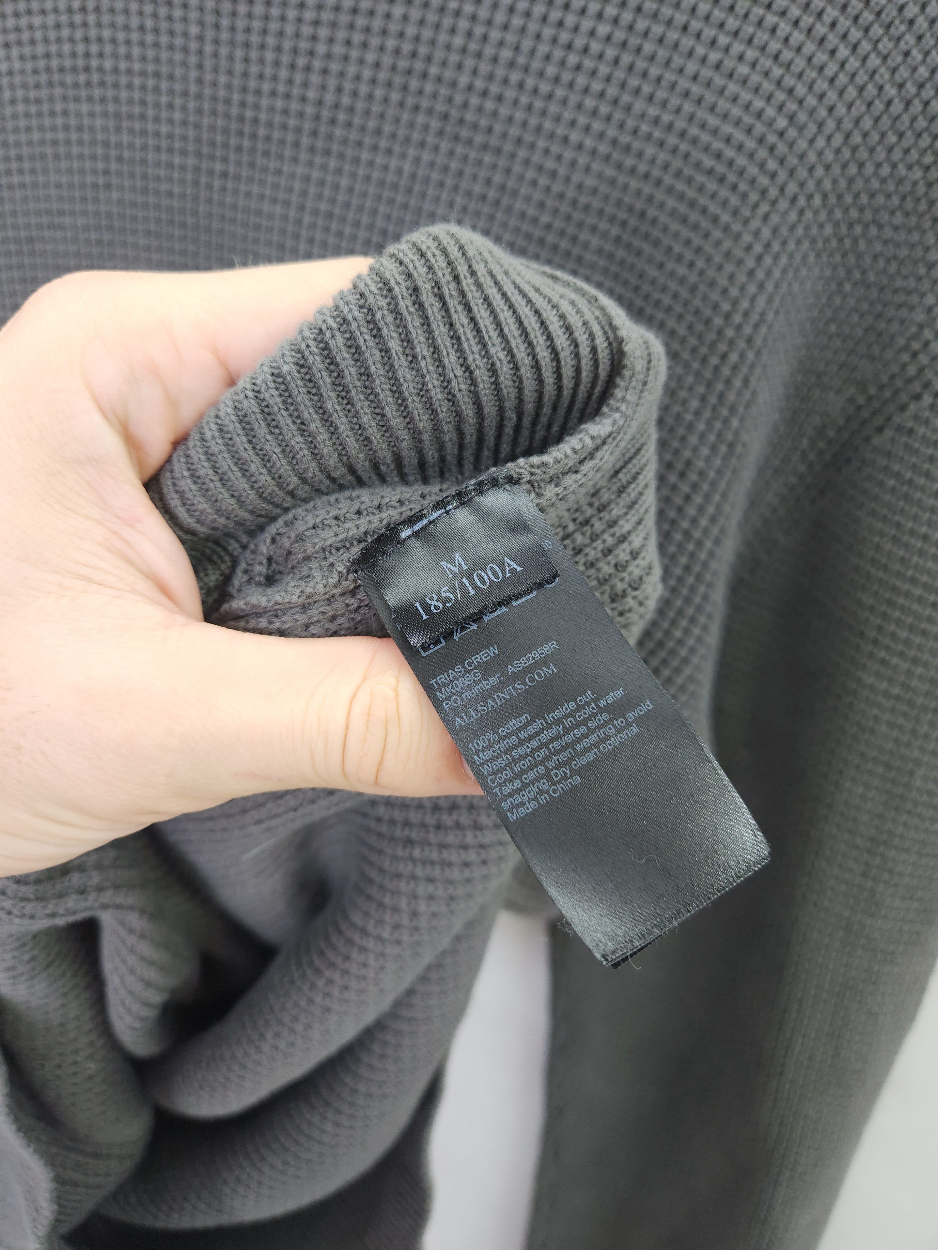 Allsaints Allsaints triac crew knit gray sweater size M Size US M / EU 48-50 / 2 - 8 Thumbnail