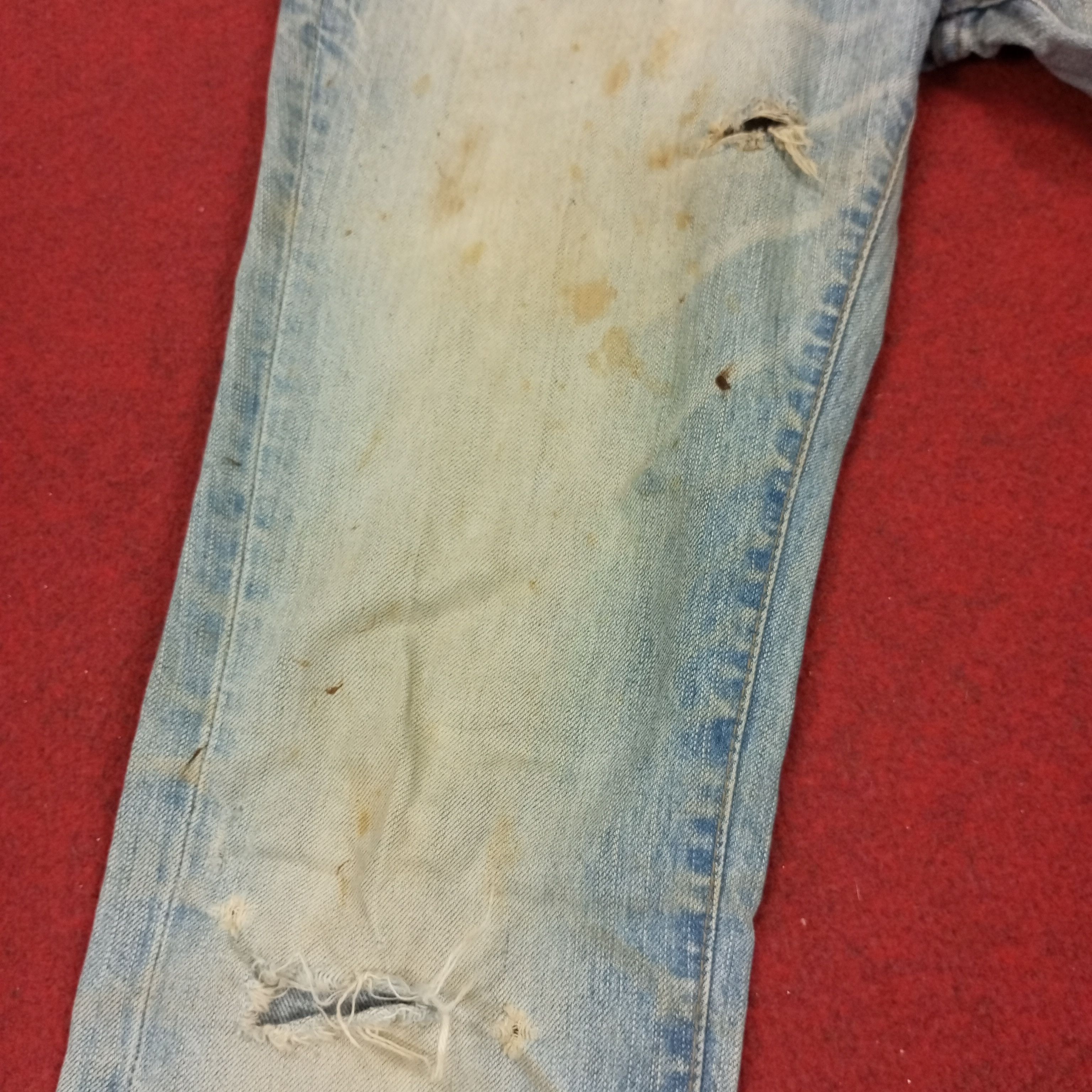 Japanese Brand Blue Way Japanese Brand Fashion Style Distressed Jeans Size US 29 - 15 Thumbnail
