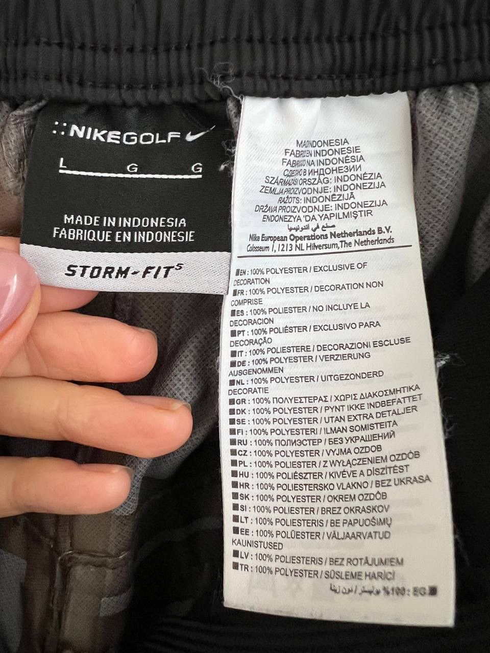 Nike Nike Storm Fit men's sports pants size L Size US 34 / EU 50 - 2 Thumbnail