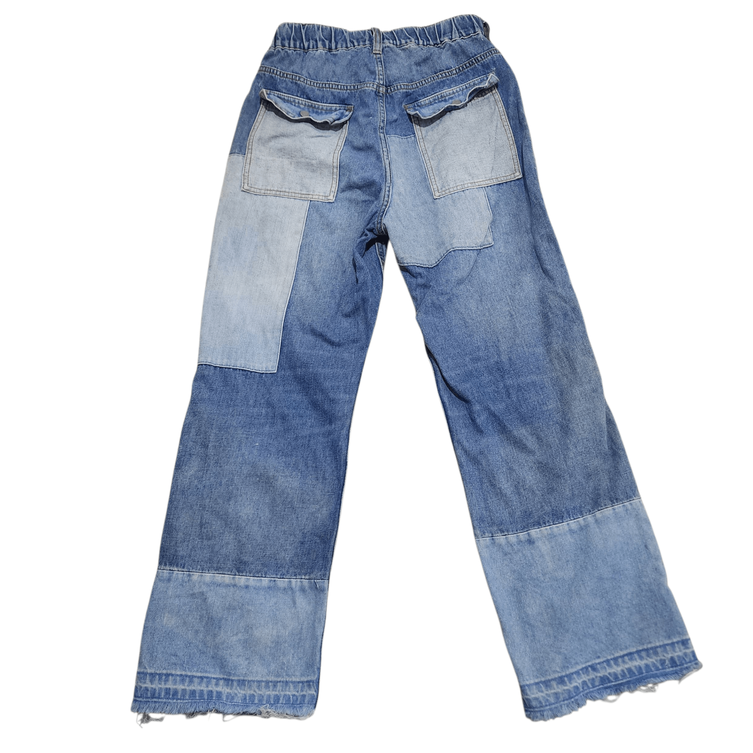 Ciaopanic Etsinta Ciaopanic Patchwork Denim Pants Size US 30 / EU 46 - 2 Thumbnail