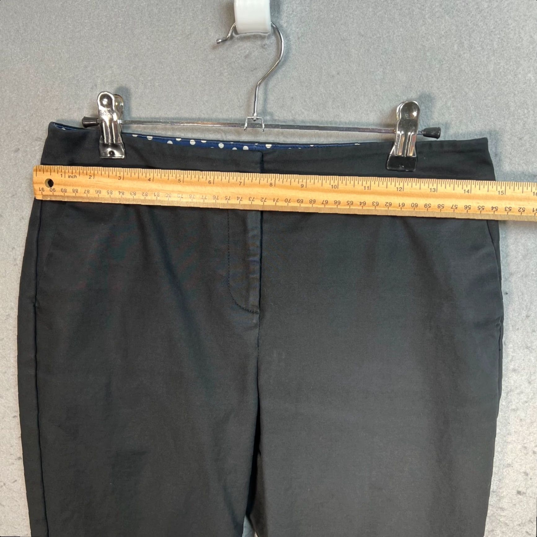 Vintage VINTAGE Bass Womens Black Dress Pants Size 4 Regular Cotton Blend Slim Fit Casual Size 27" / US 4 / IT 40 - 5 Thumbnail