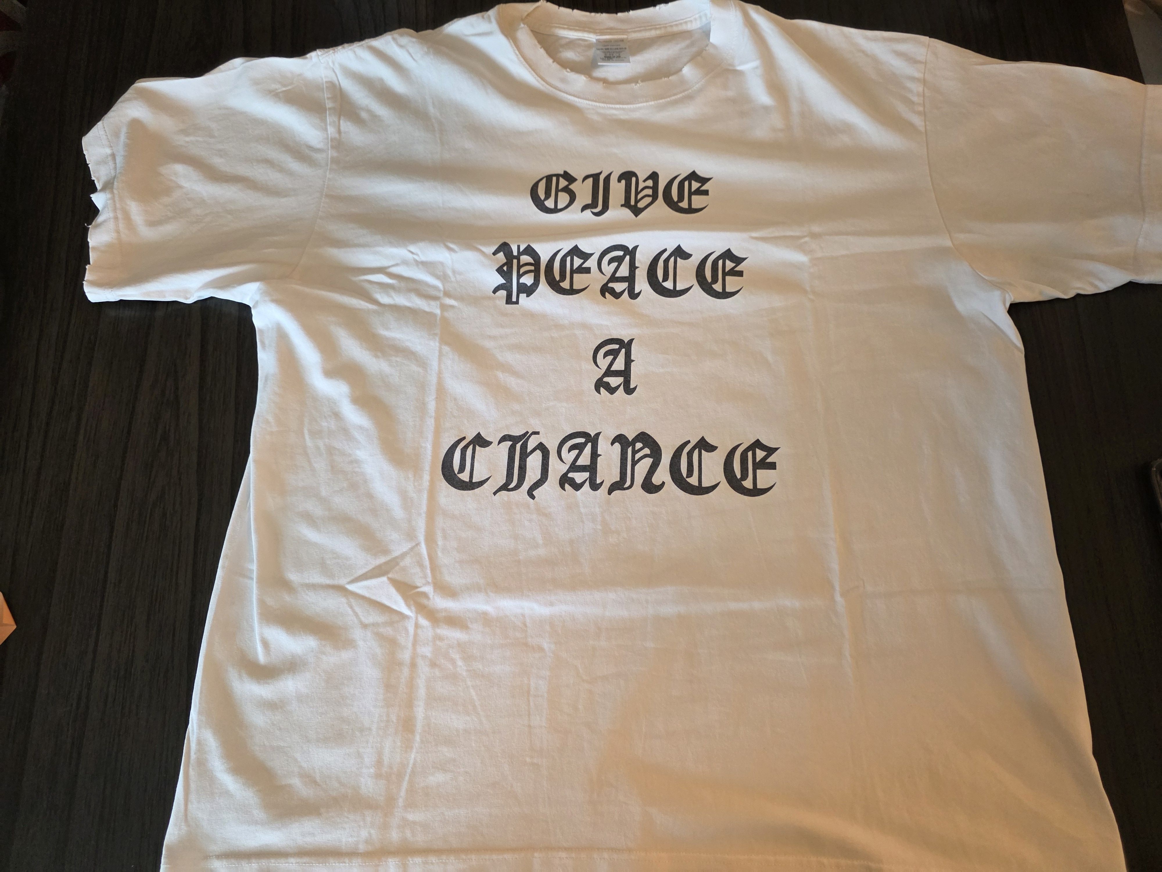Number Nine Give Peace A Chance | Grailed