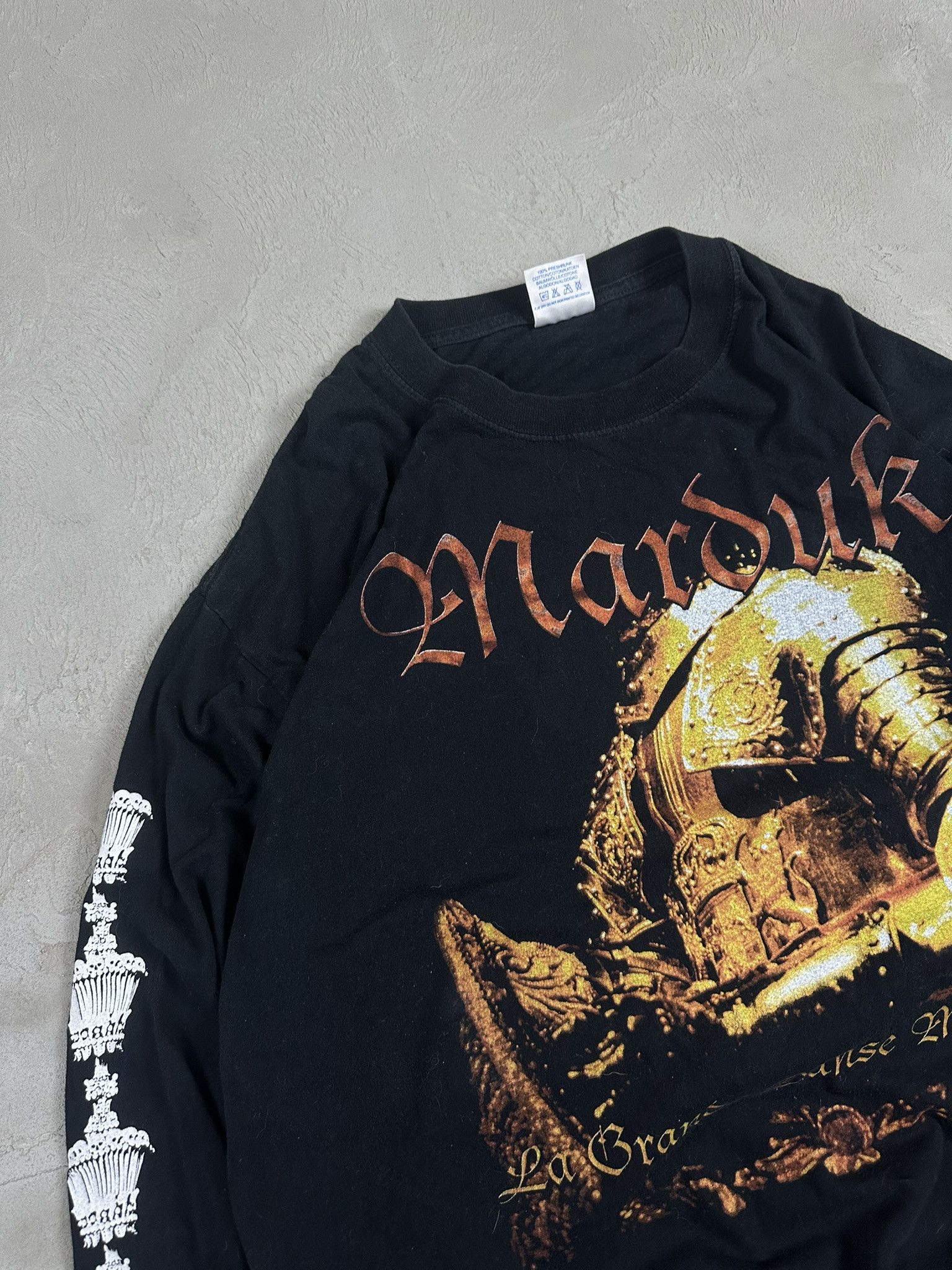 Band Tees Rare 2000s Marduk Danse Macabre Black Metal Longsleeve Size US XL / EU 56 / 4 - 8 Thumbnail